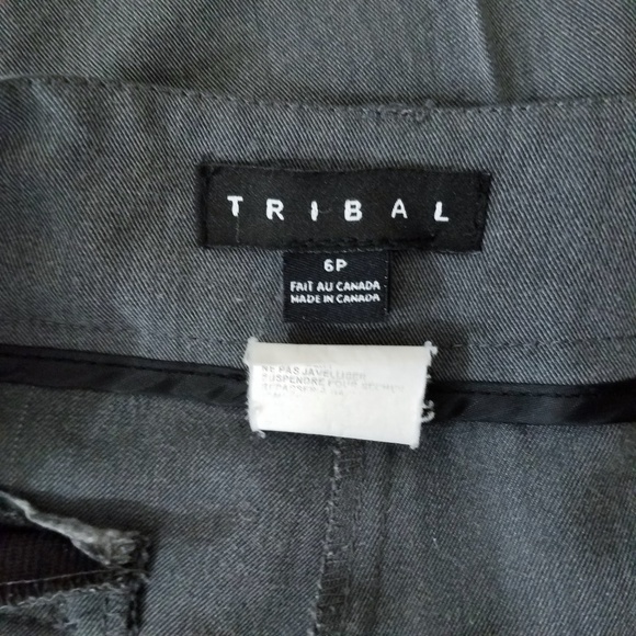 TRIBAL 90s Vintage Deep Grey Trouser Pants - Picture 6 of 7